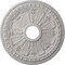 Ekena Millwork Raymond Ceiling Medallion (Canopies up to 5 1/8"), 18 1/8"OD 3 5/8"ID x 1 1/8"P, Ultra Pure White CM18RAUWF - alternate 1